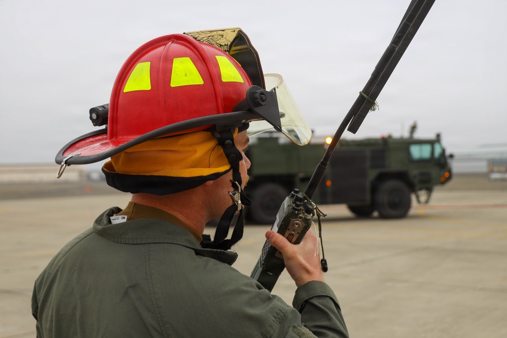 Steel Knight 25: MWSS-372 ARFF conducts simulated casualty drill at Mather node