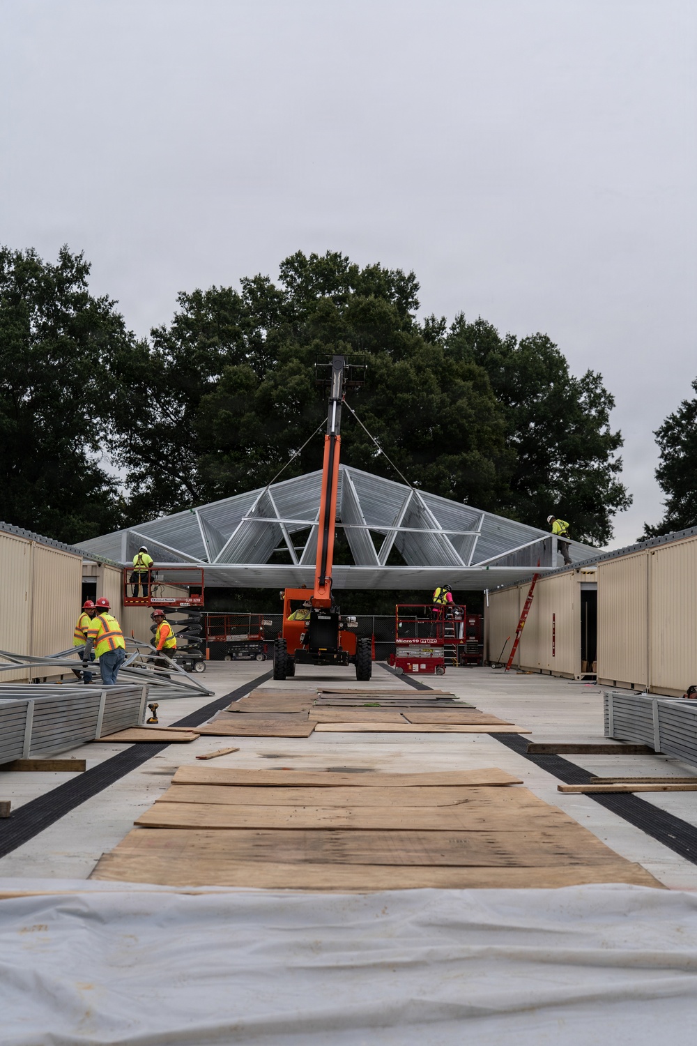 Foundation to Framework: Early Construction Phases Shape Old Guard Interim Stables