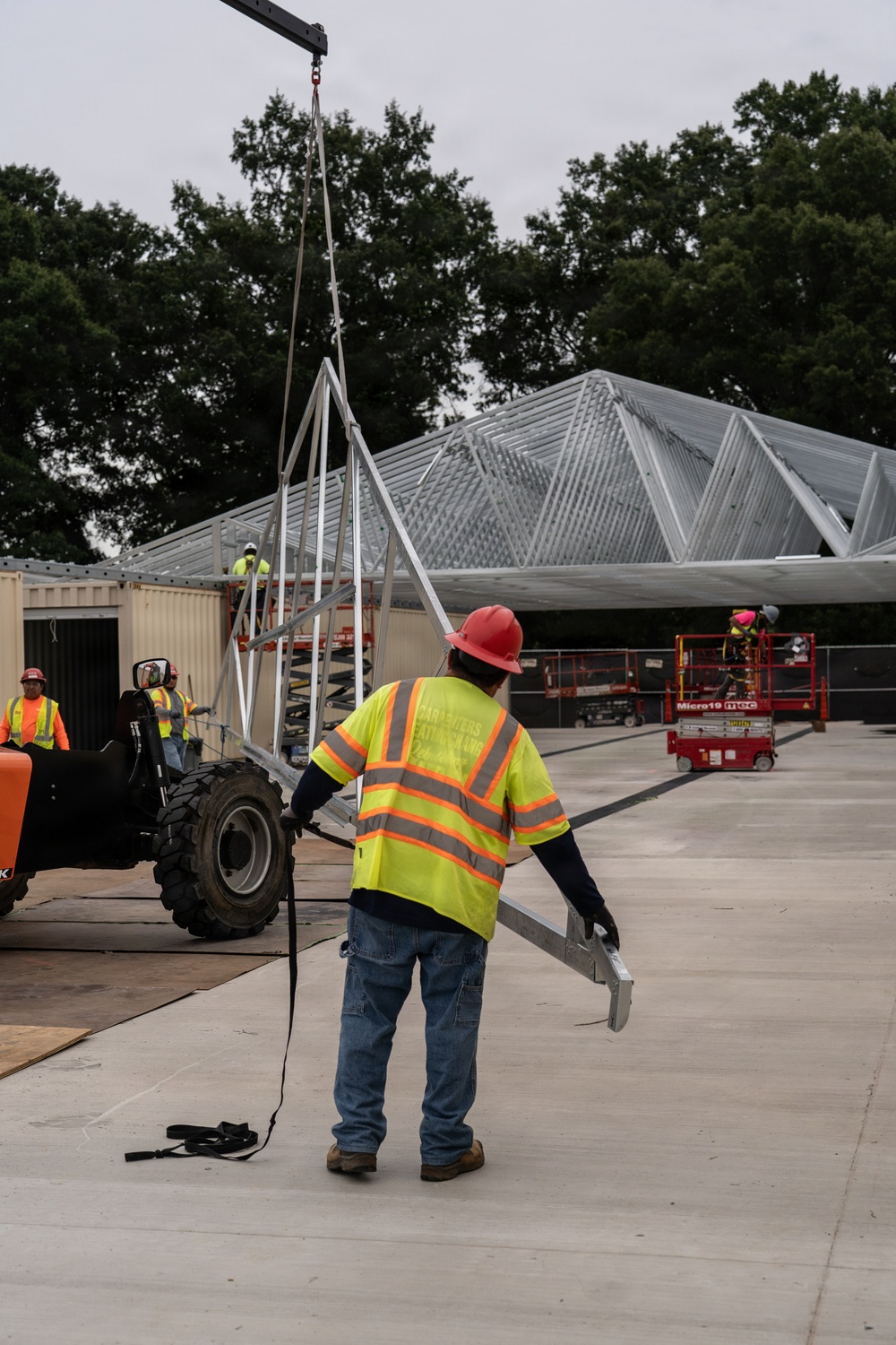 Foundation to Framework: Early Construction Phases Shape Old Guard Interim Stables