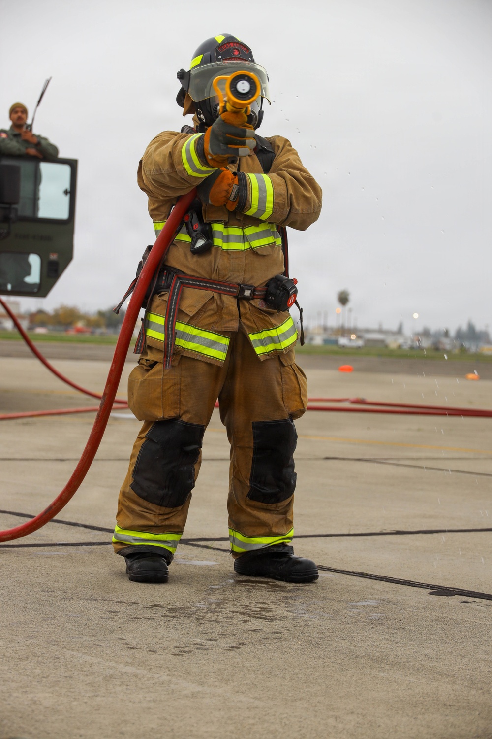 Steel Knight 25: MWSS-372 ARFF conducts simulated casualty drill at Mather node