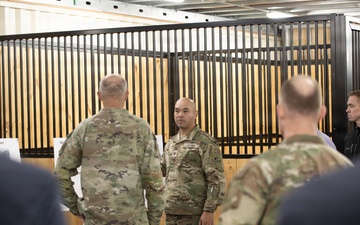 Senior Army Leadership Inspects Old Guard Interim Stables Nearing Completion