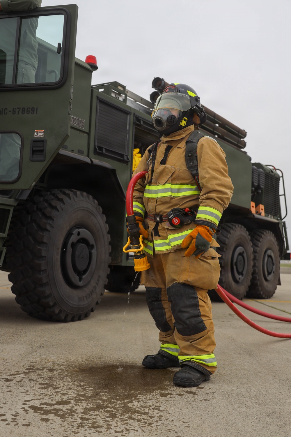 Steel Knight 25: MWSS-372 ARFF conducts simulated casualty drill at Mather node