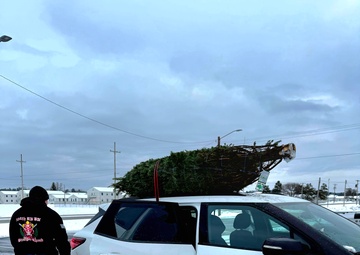 Trees for Troops deliver dozens of Christmas trees for Fort McCoy families for 2025 holiday season