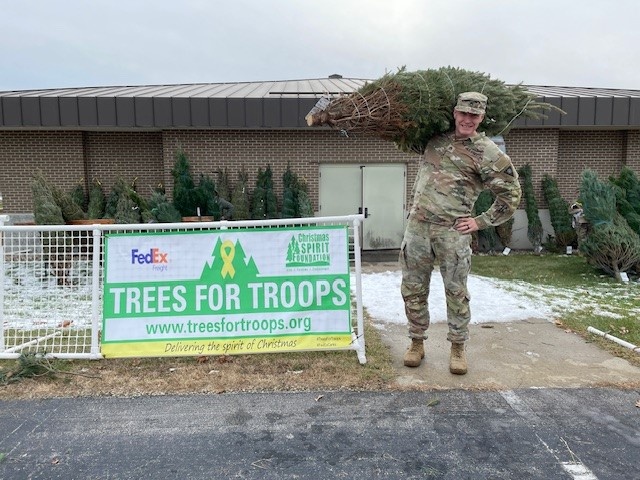Trees for Troops deliver dozens of Christmas trees for Fort McCoy families for 2025 holiday season