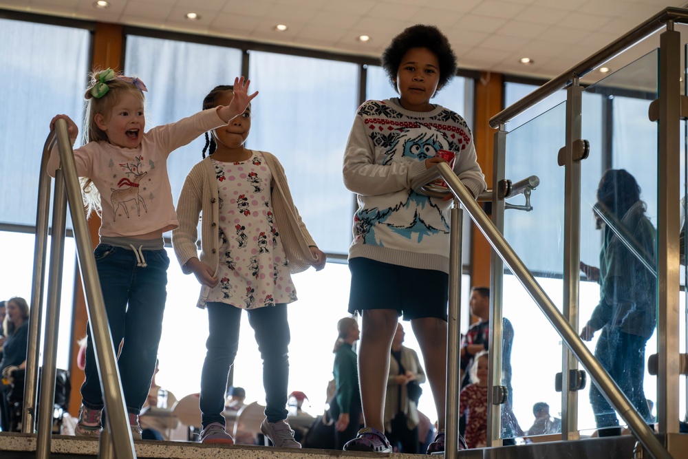 Friends of Flying Santa visits the U.S. Coast Guard Academy