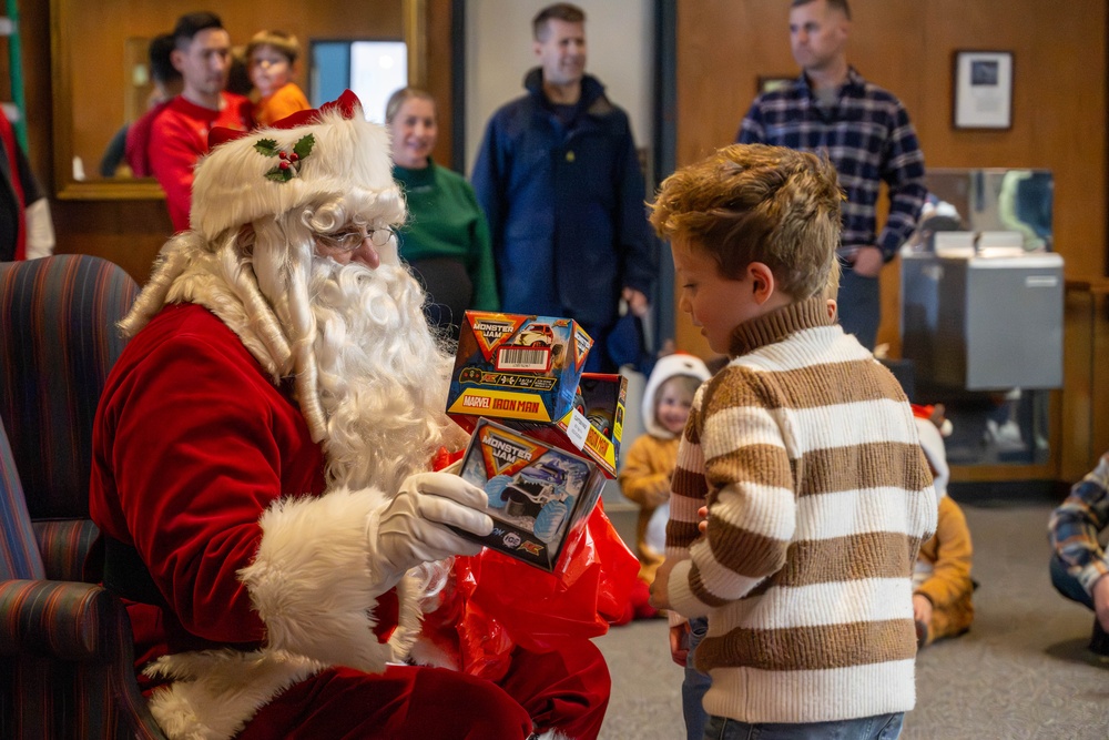 Friends of Flying Santa visits the U.S. Coast Guard Academy