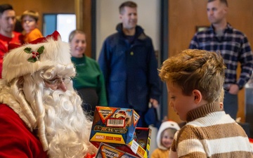 Friends of Flying Santa visits the U.S. Coast Guard Academy