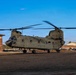 82nd Airborne CH-47 Chinook Lifts Off for a Combined Arms Field Exercise with SOF Civil Affairs