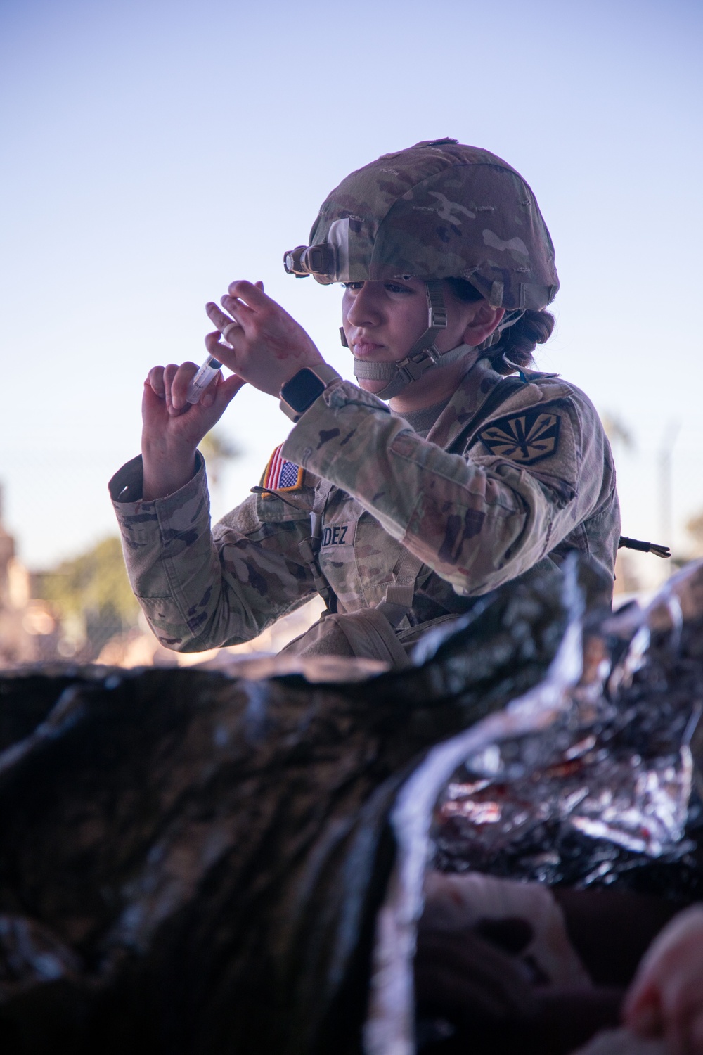 Arizona National Guard Soldiers Sharpen Combat Medic Skills In Advanced Simulation Course