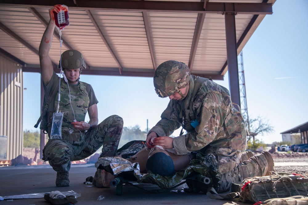 Arizona National Guard Soldiers Sharpen Combat Medic Skills In Advanced Simulation Course