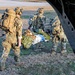 SOF Civil Affairs Soldiers Evacuate a Simulated Combat Casualty in a Recent Combined Arms Field Exercise with a 82nd Airborne CH-47 Chinook Crew
