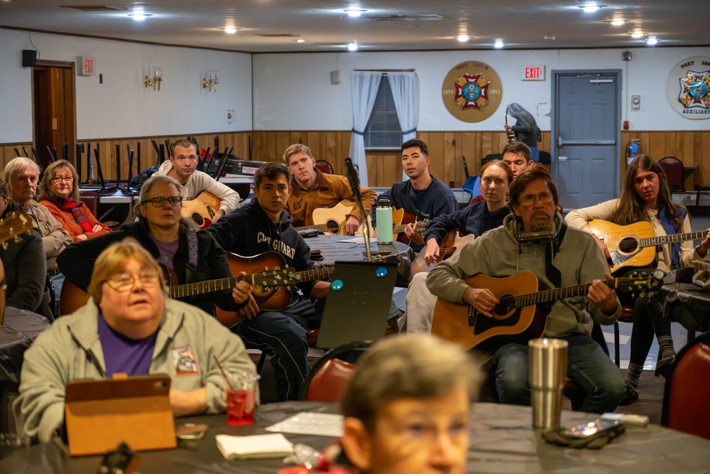 U.S. Coast Guard Academy cadets attend community event