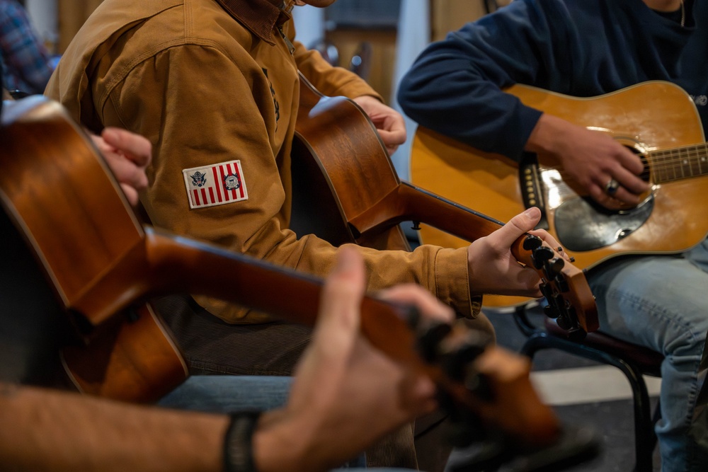 U.S. Coast Guard Academy cadets attend community event