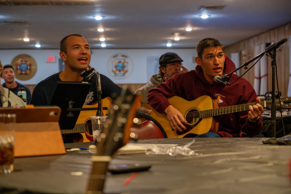 U.S. Coast Guard Academy cadets attend community event