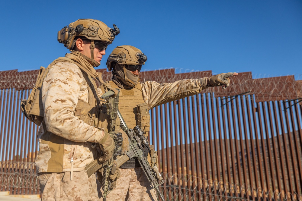 Patrolling the southern border