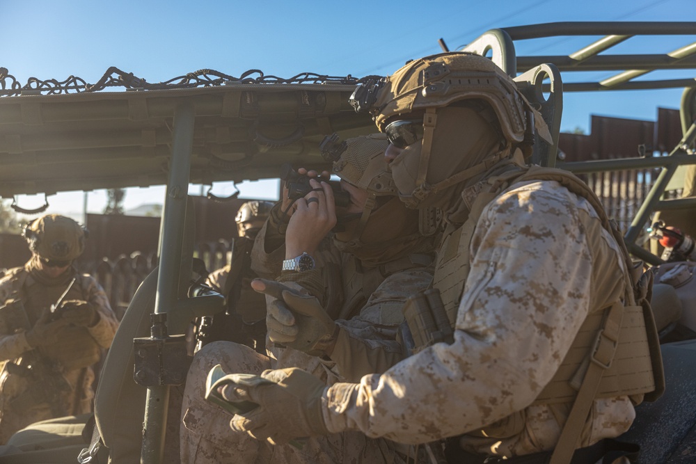 Patrolling the southern border