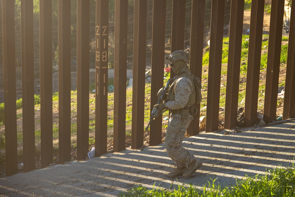 Patrolling the southern border