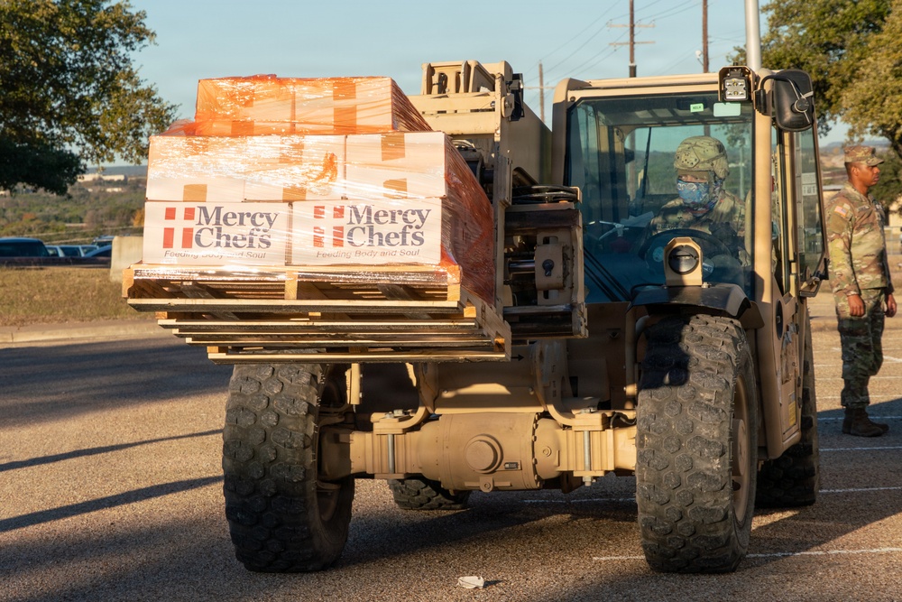 Troopers and Mercy Chefs deliver holiday cheer