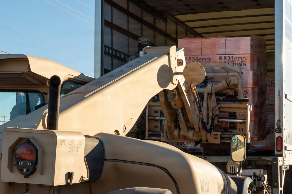 Troopers and Mercy Chefs deliver holiday cheer