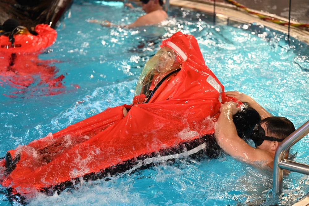 Submarine Escape Surface Survival Training - PSET