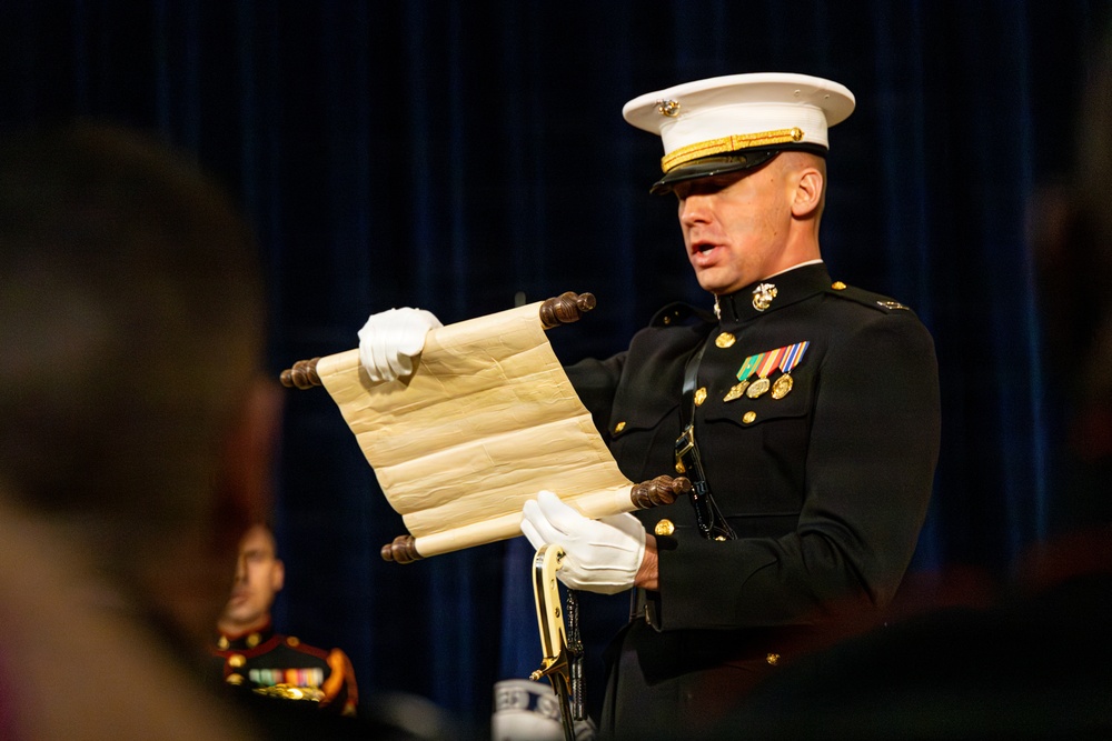 The Commandant, Gen. Eric M. Smith attends the Department of State Marine Corps 250th Birthday Cake Cutting Ceremony