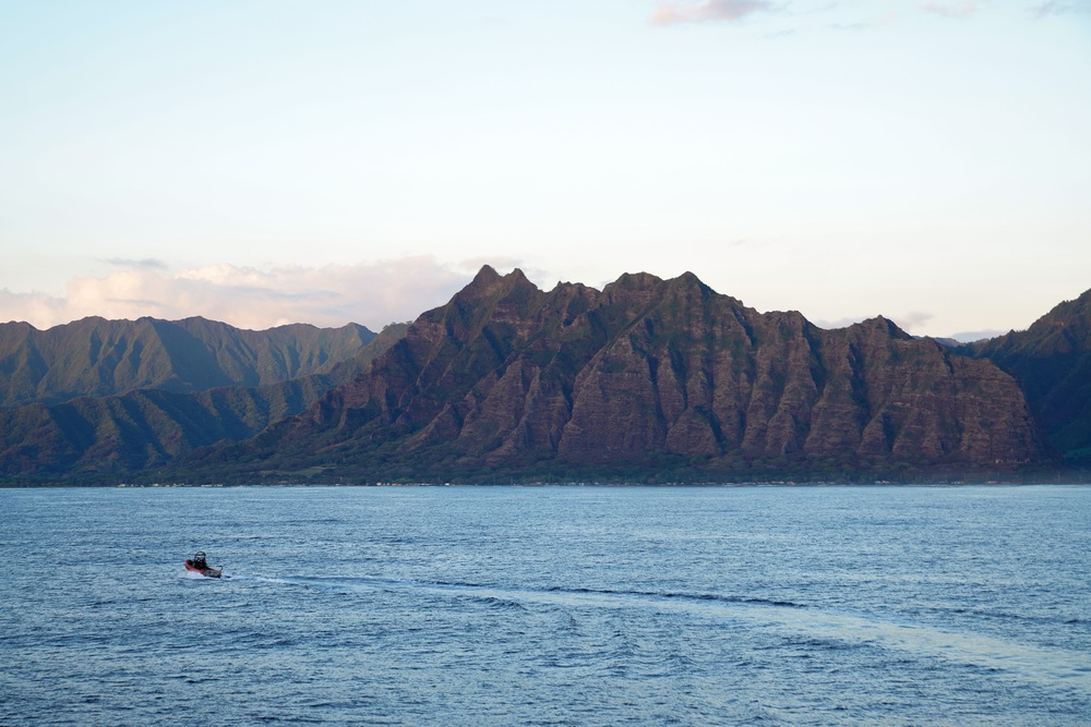 USCGC Juniper (WLB 201) conducts aids to navigation operations