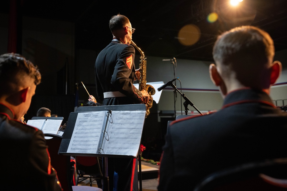 Marine Forces Reserve Band hosts a Christmas Concert at The Harbor Center