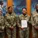 Fireman Apprentice Lopez receives Surface Warfare Engineering Schools Command (SWESC) Great Lakes Student of the Month