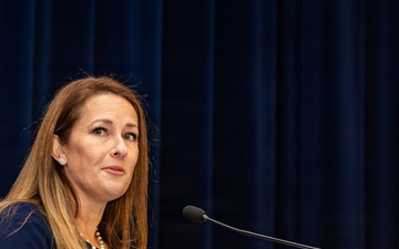 The Commandant, Gen. Eric M. Smith attends the Department of State Marine Corps 250th Birthday Cake Cutting Ceremony