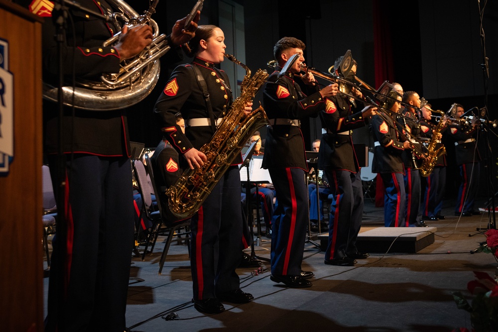 Marine Forces Reserve Band hosts a Christmas Concert at The Harbor Center