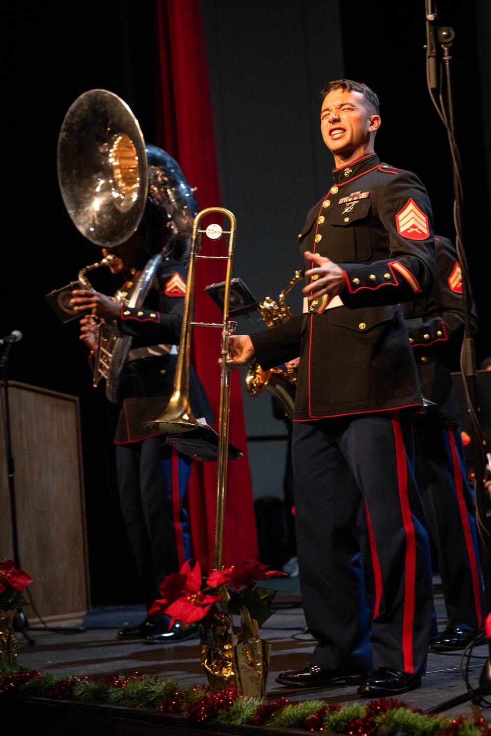 Marine Forces Reserve Band hosts a Christmas Concert at The Harbor Center
