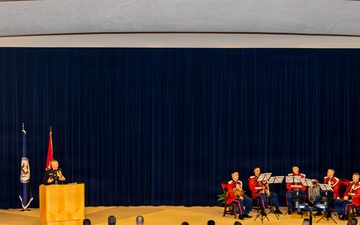 The Commandant, Gen. Eric M. Smith attends the Department of State Marine Corps 250th Birthday Cake Cutting Ceremony