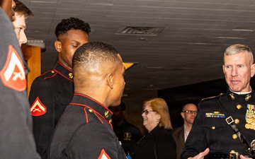 The Commandant, Gen. Eric M. Smith attends the Department of State Marine Corps 250th Birthday Cake Cutting Ceremony