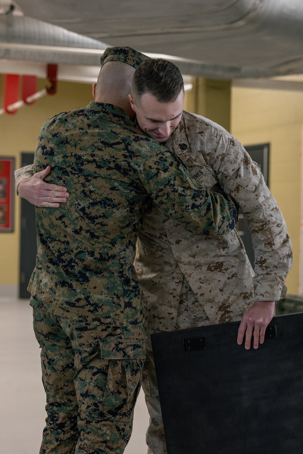 SSgt Barry Hat Plaque Ceremony