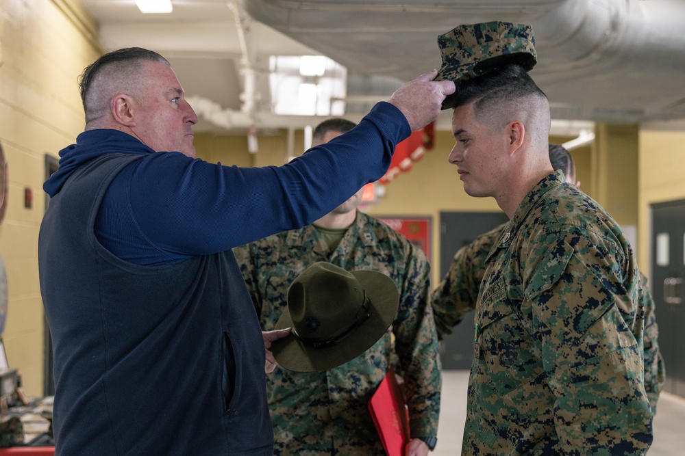 SSgt Barry Hat Plaque Ceremony