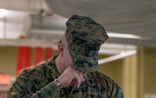 SSgt Barry Hat Plaque Ceremony