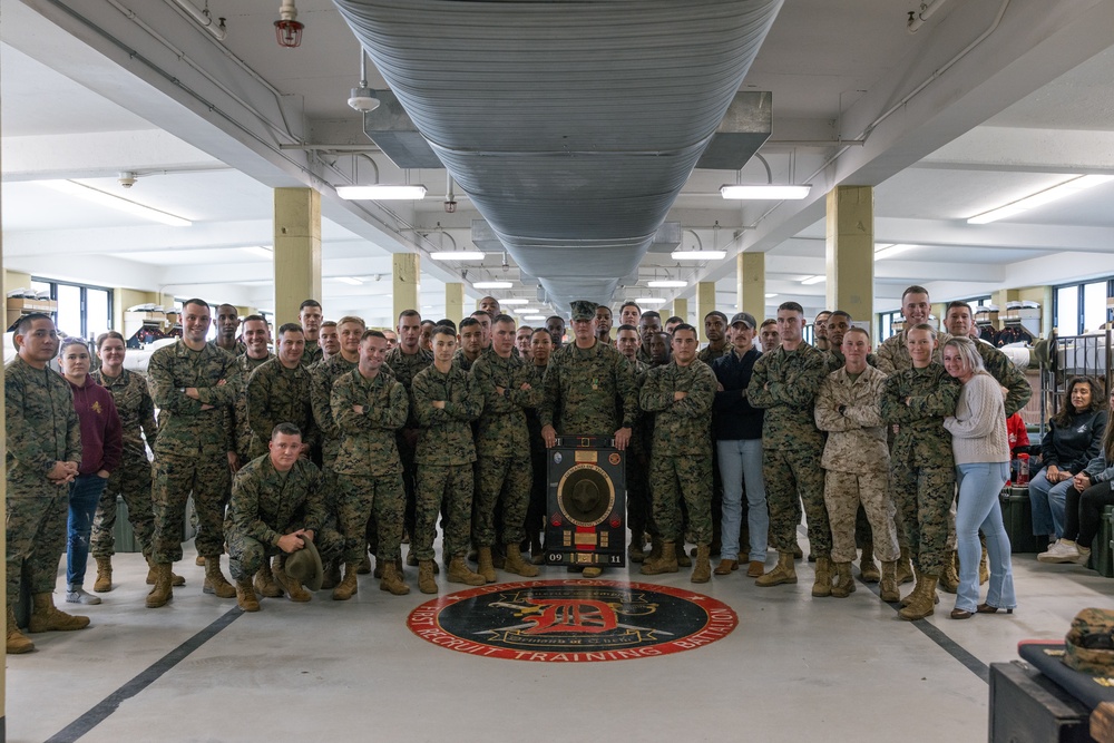 SSgt Barry Hat Plaque Ceremony