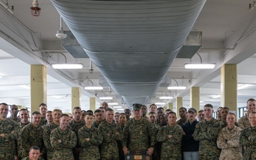 SSgt Barry Hat Plaque Ceremony