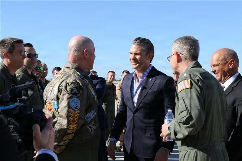 Secretary of War Pete Hegseth visits NAWCWD