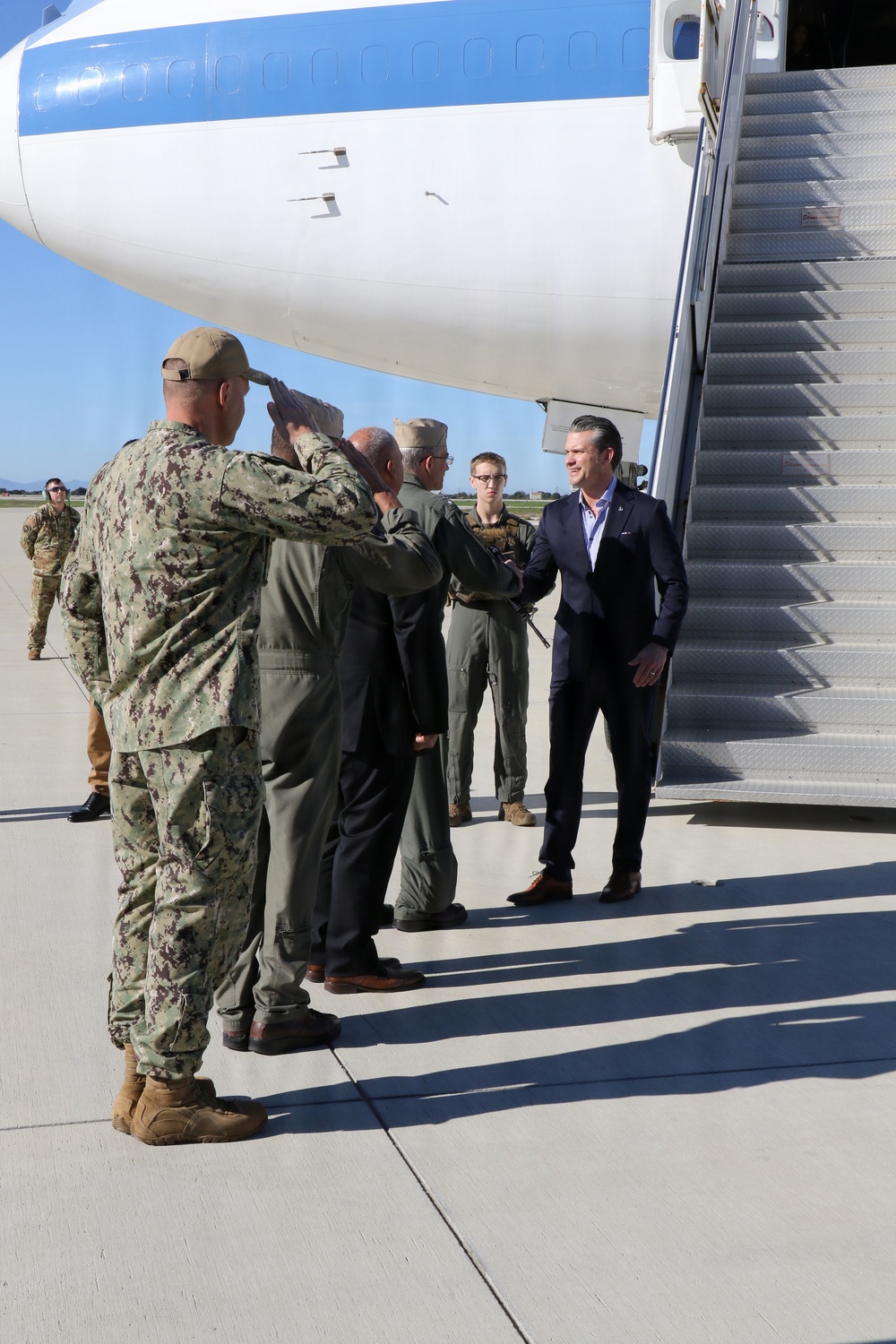 Secretary of War Pete Hegseth visits NAWCWD