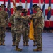 1st Squadron, 6th Cavalry Regiment cases colors at Marshall Army Airfield