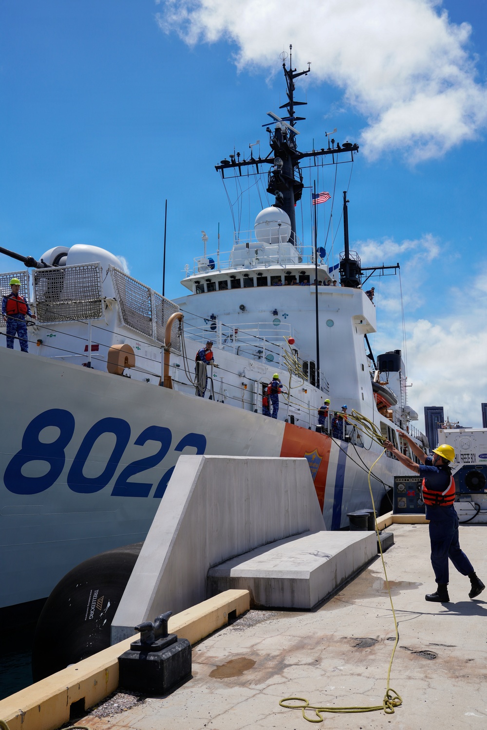 Vietnamese Coast Guard arrives at Coast Guard Base Honolulu