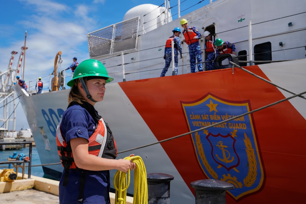 Vietnam Coast Guard arrives at U.S. Coast Guard Base Honolulu