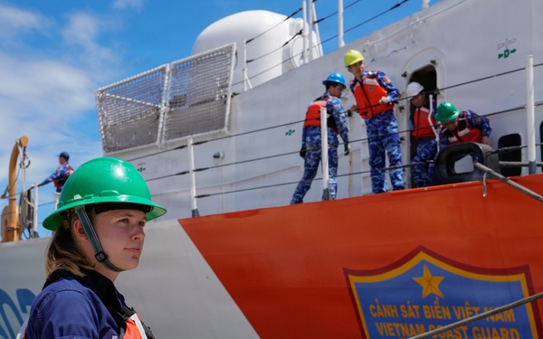 Vietnam Coast Guard arrives at U.S. Coast Guard Base Honolulu
