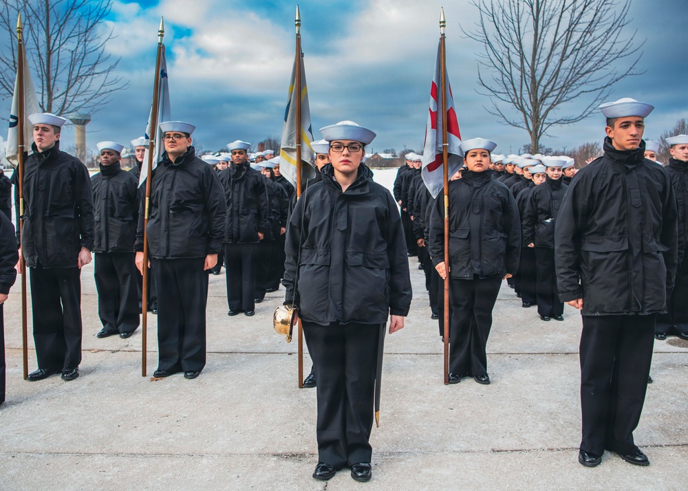 Recruit Training Command Pass in Review