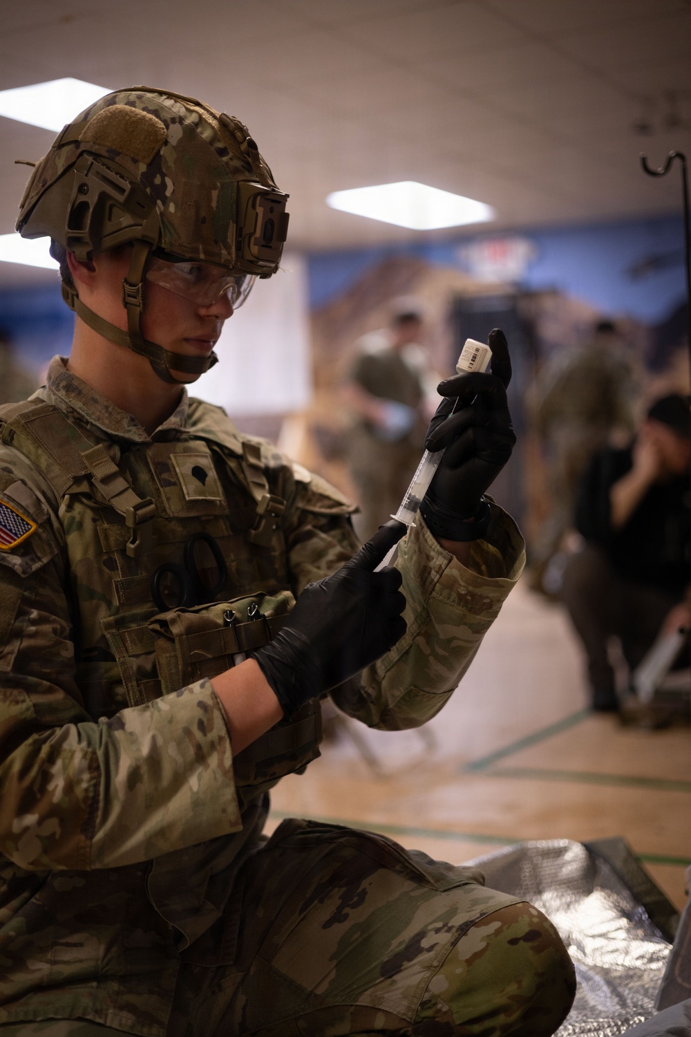 10th Mountain Division Blood Transfusion Training
