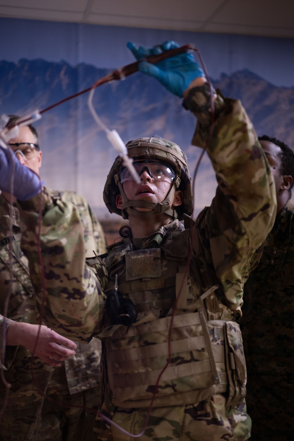 10th Mountain Division Blood Transfusion Training
