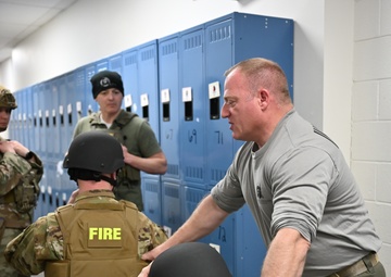 Multi-agency threat-suppression training at Malmstrom AFB