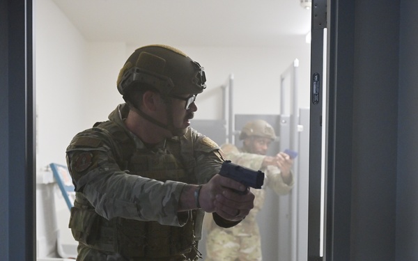 Multi-agency threat-suppression training at Malmstrom AFB