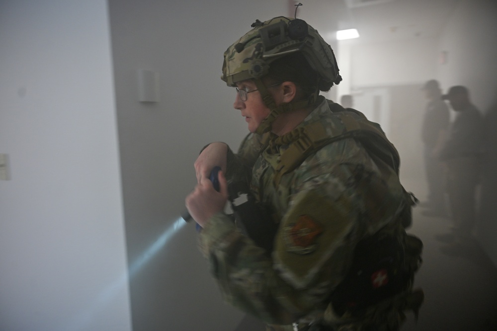Multi-agency threat-suppression training at Malmstrom AFB